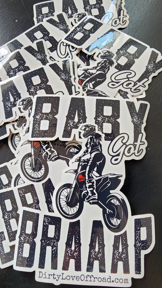 Baby Got Braap Sticker